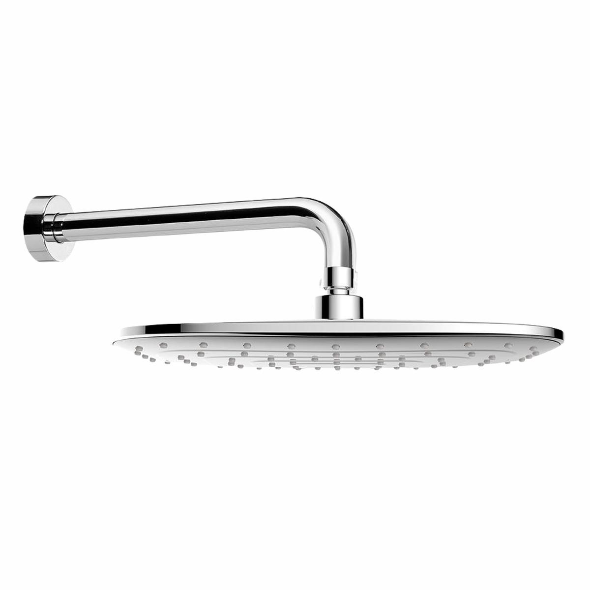 Argent Strata 300mm Overhead Shower on 250mm Wall Arm Chrome