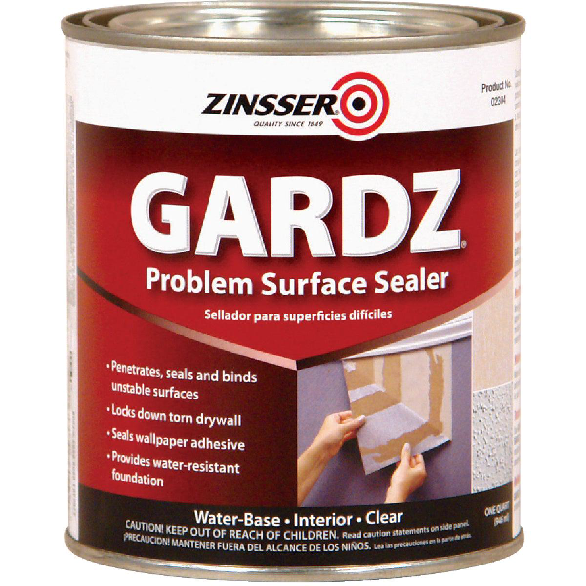 Zinsser Gardz Water Based Low Odor Drywall Sealer 1 Qt