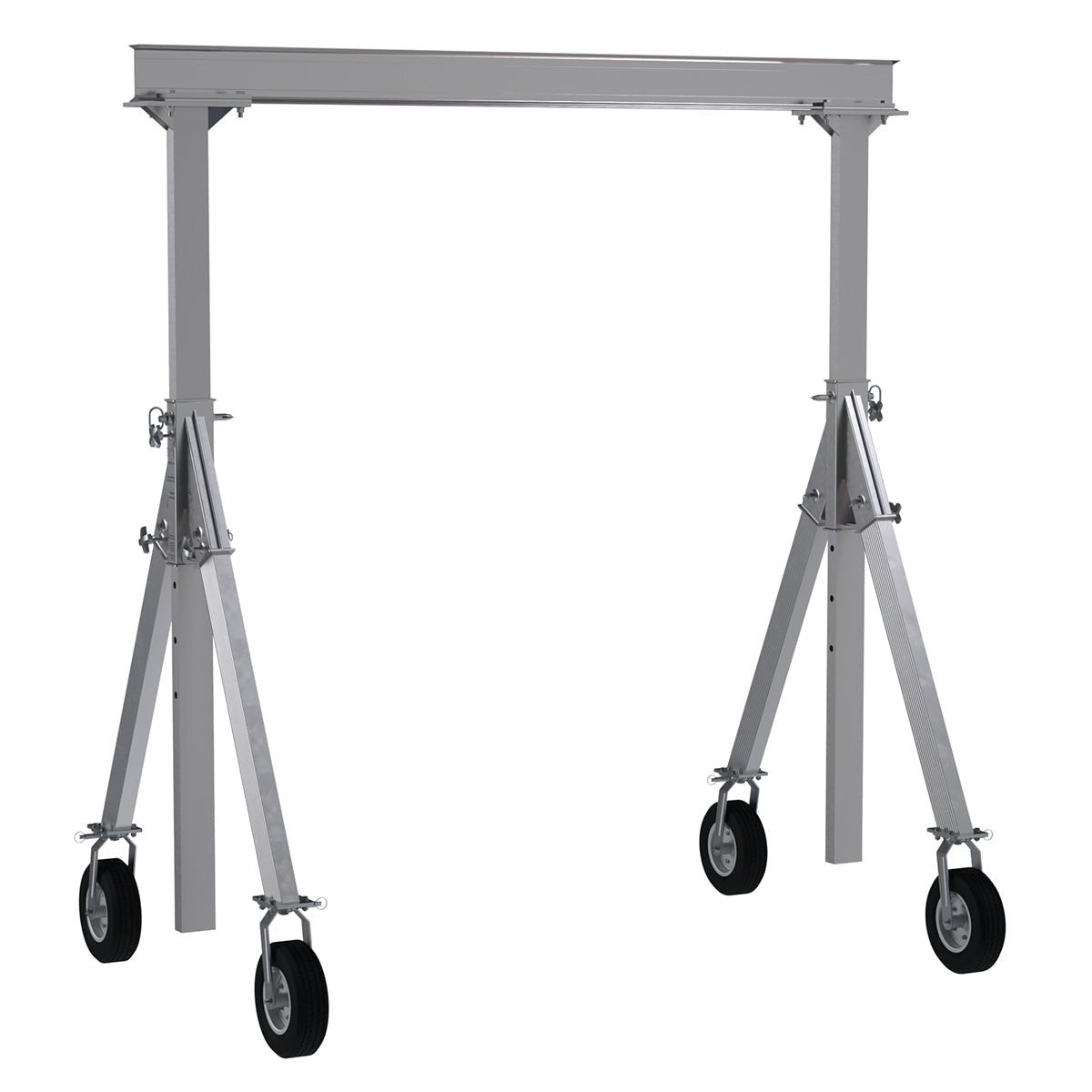 Adjustable Height Aluminum Gantry Cranes with Pneumatic Caster