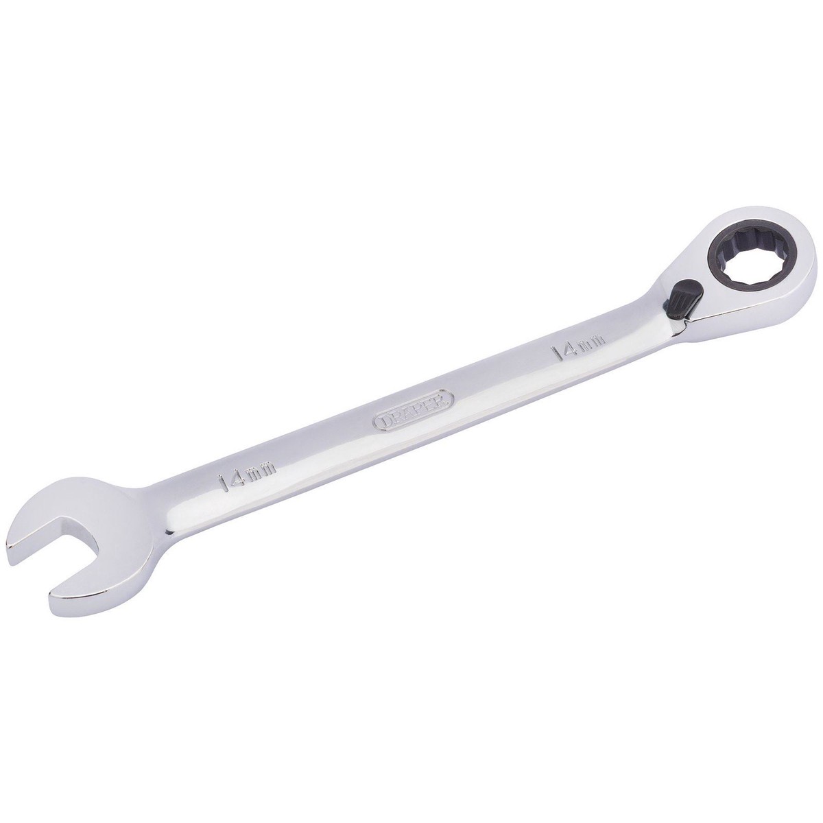 Draper 14mm Draper Hi-Torq Metric Reversible Ratcheting Combination Spanner - 52002
