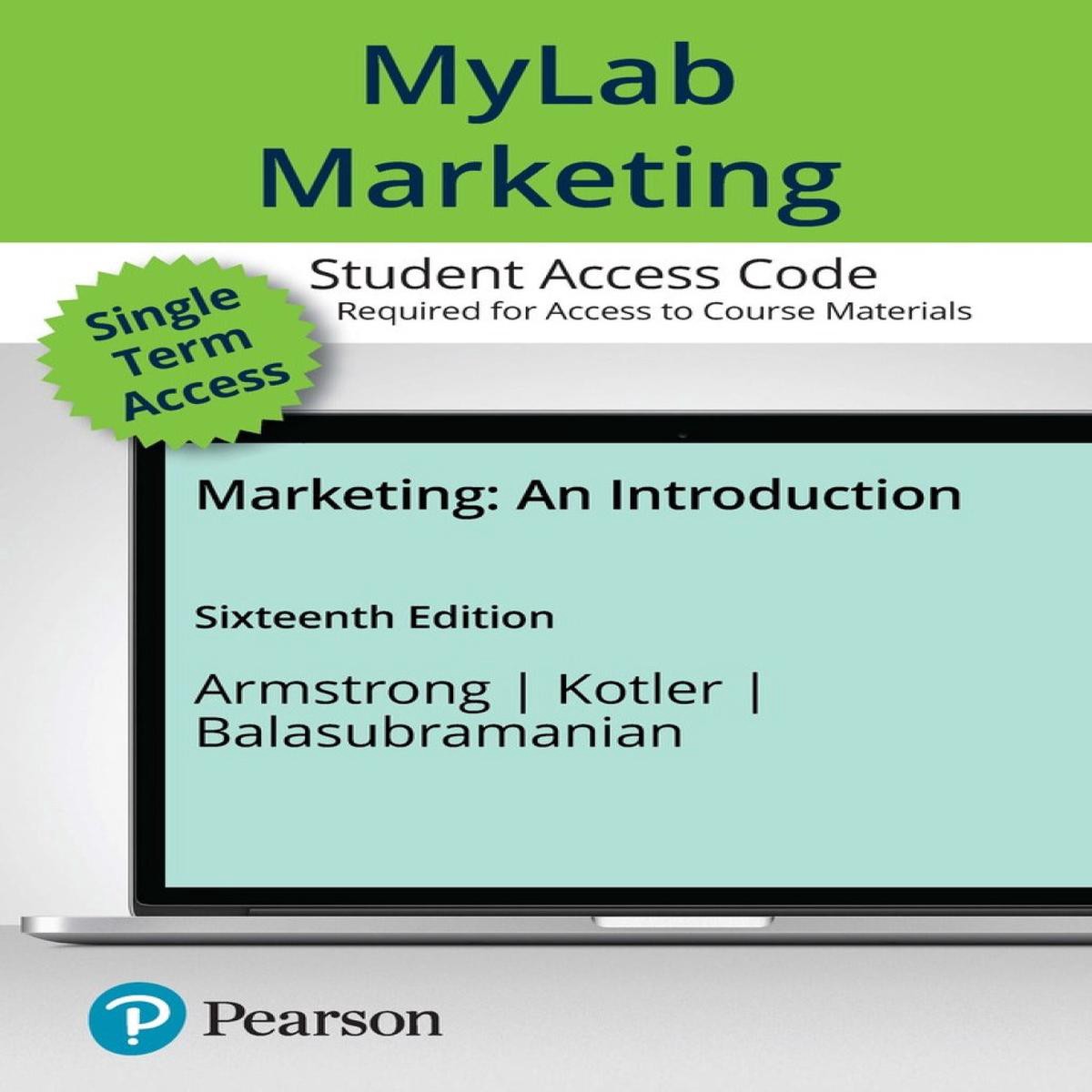 MyLab Marketing with Pearson eText Access Code for Marketing An Introduction