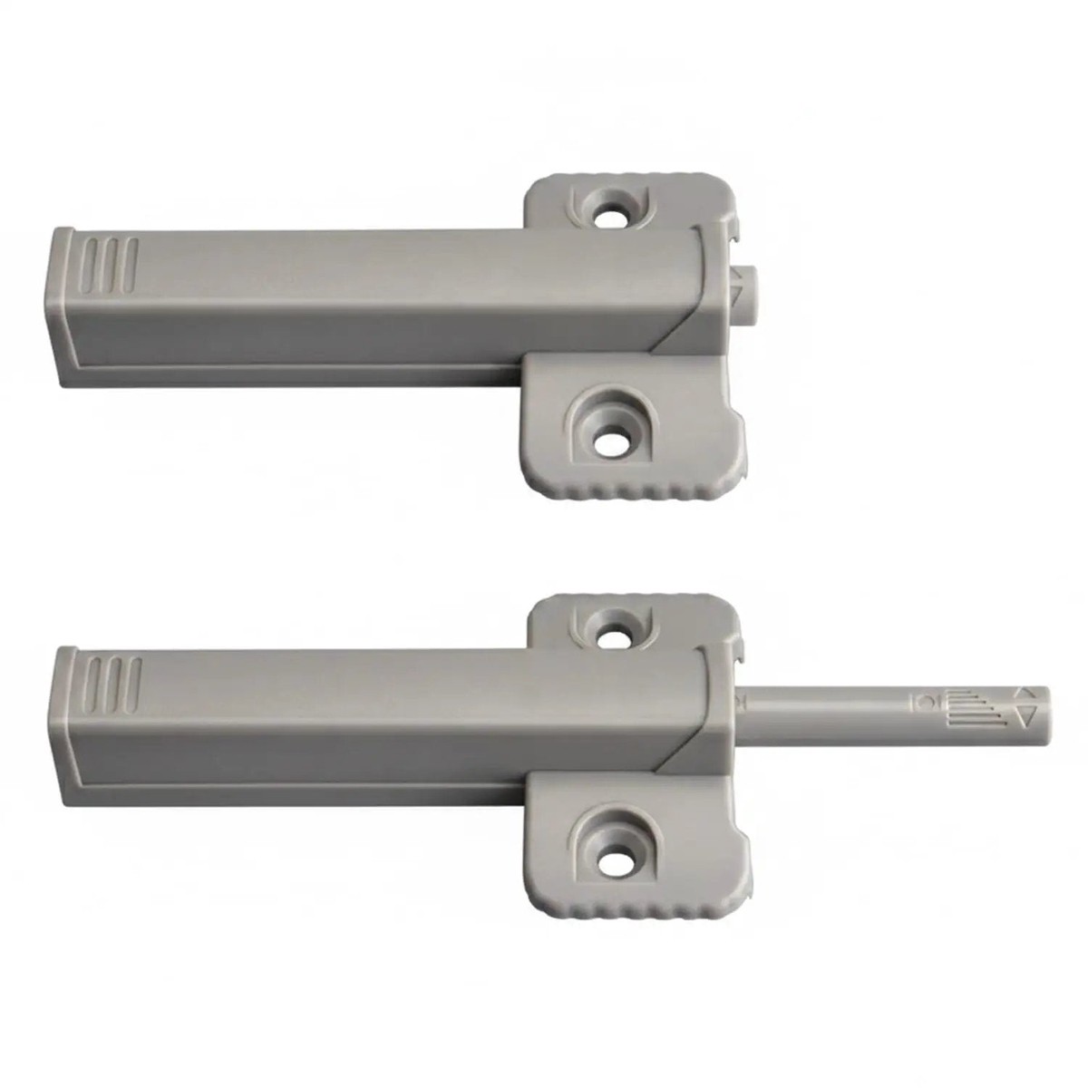 Push To Open Cabinet Latch With Rebound Mechanism For Handle Free Kitchen And Wardrobe Upgrades Durable Polypropylene Plastic Catch Smooth Access In Drawers And Cabinets Minimalist Design