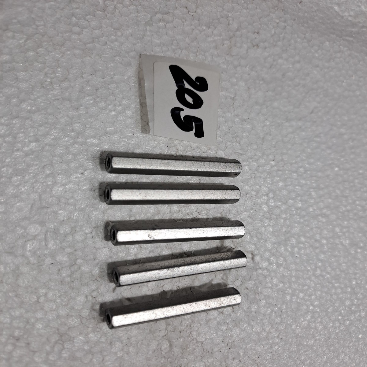 ALUMINUM STANDOFFS 42MM X 5MM PACK OF 5