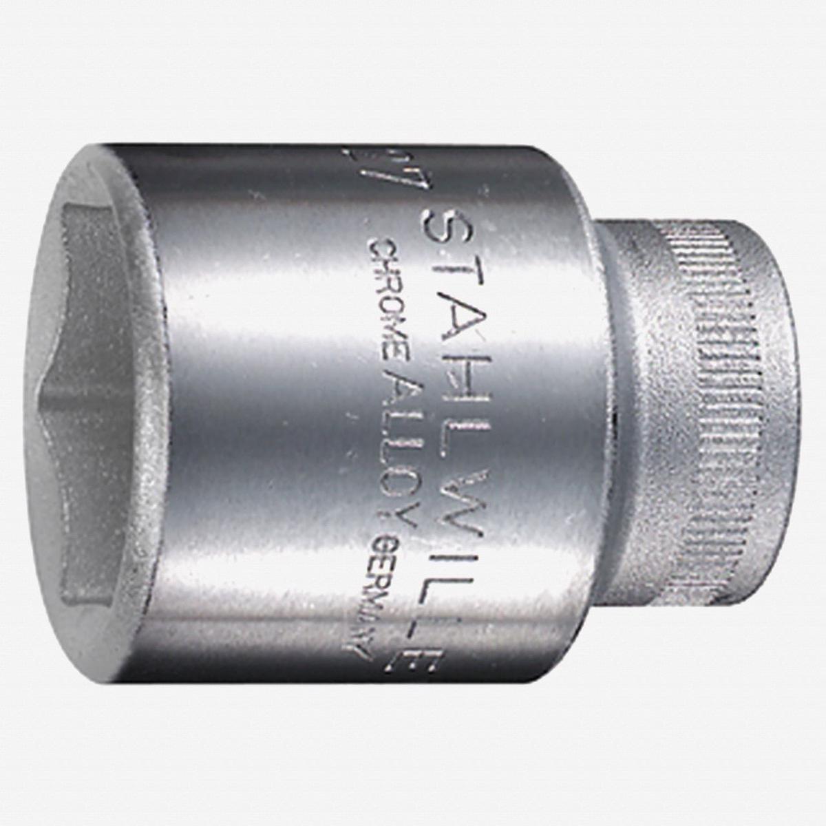 Stahlwille 52 Socket, 1/2" Drive, 6 Point, 22 mm