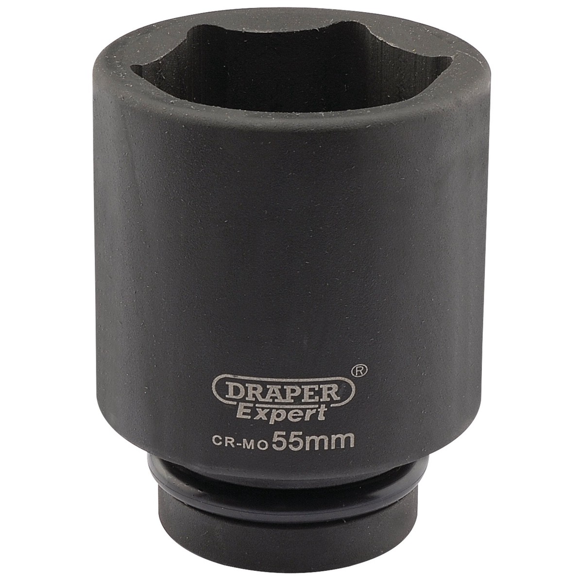 Draper 05156 Expert HI-TORQ 6 Point Deep Impact Socket, 1" Sq. Dr., 55mm