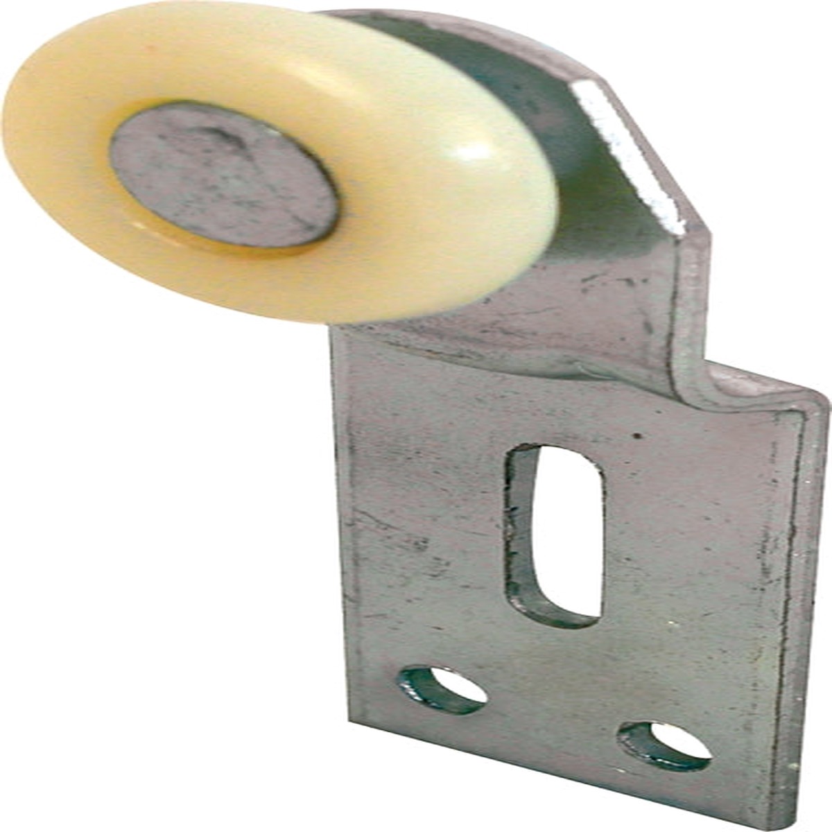 Prime-Line N 6512 Roller Assembly 1 in Dia Roller 14 in W Roller Steel Silver 1-Roller 60 lb Side Mounting