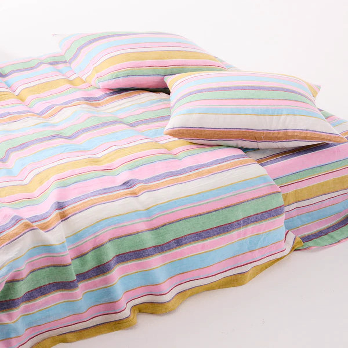 Tangier Days Linen Quilt Cover Queen
