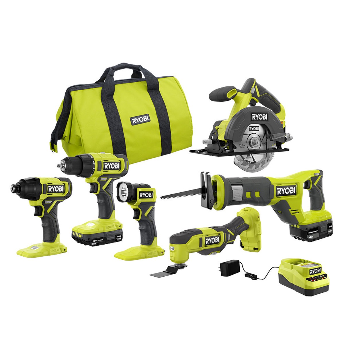 18V ONE+ 6-TOOL COMBO KIT