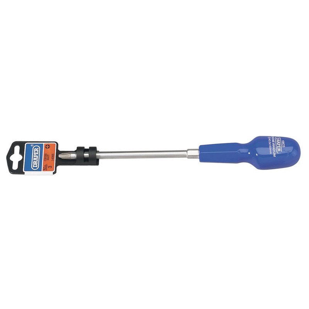 Draper No 3 x 150mm Cross Slot Cabinet Pattern Screwdriver - 14085