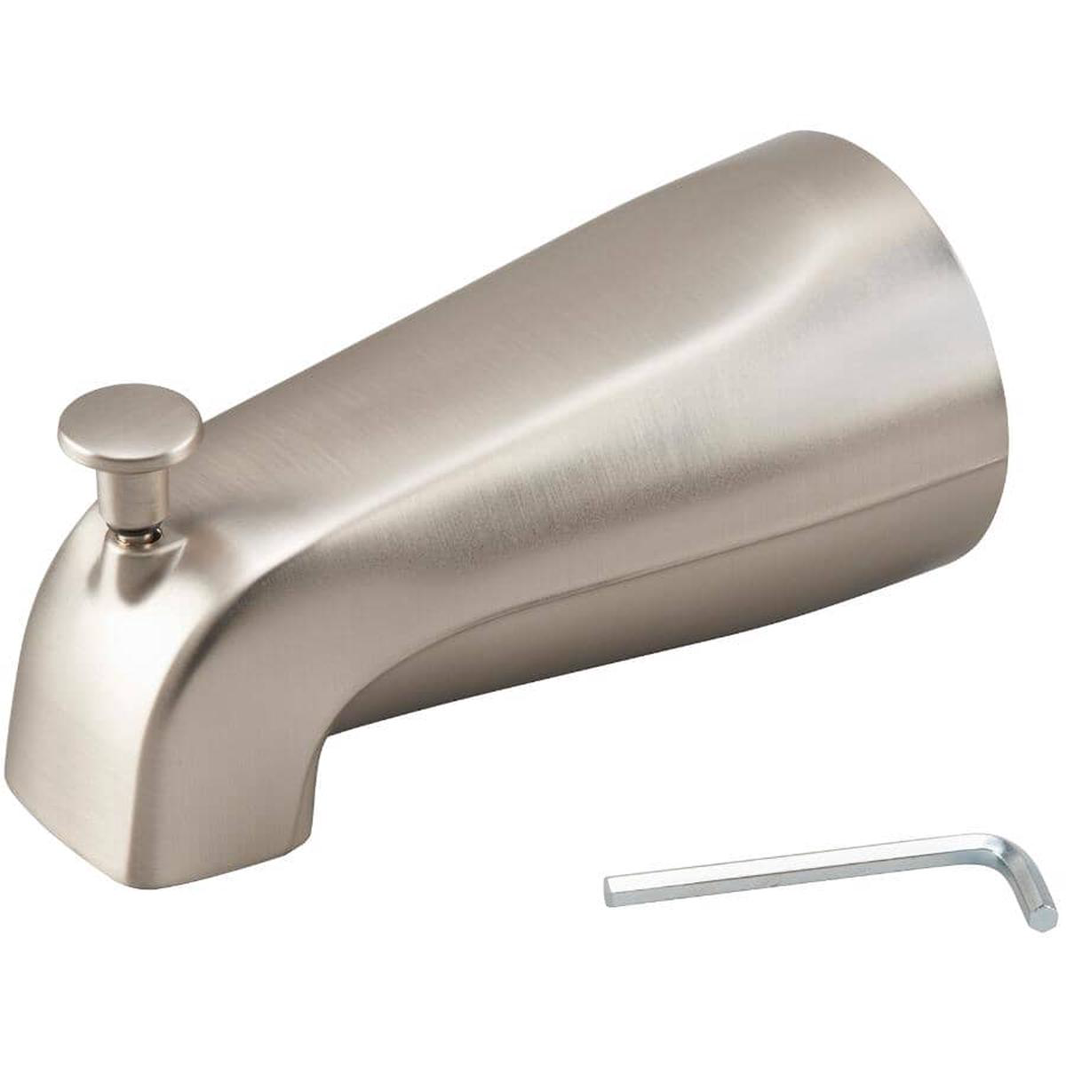 Diverter Tub Spout 8211 with Slip Fit Brushed Nickel