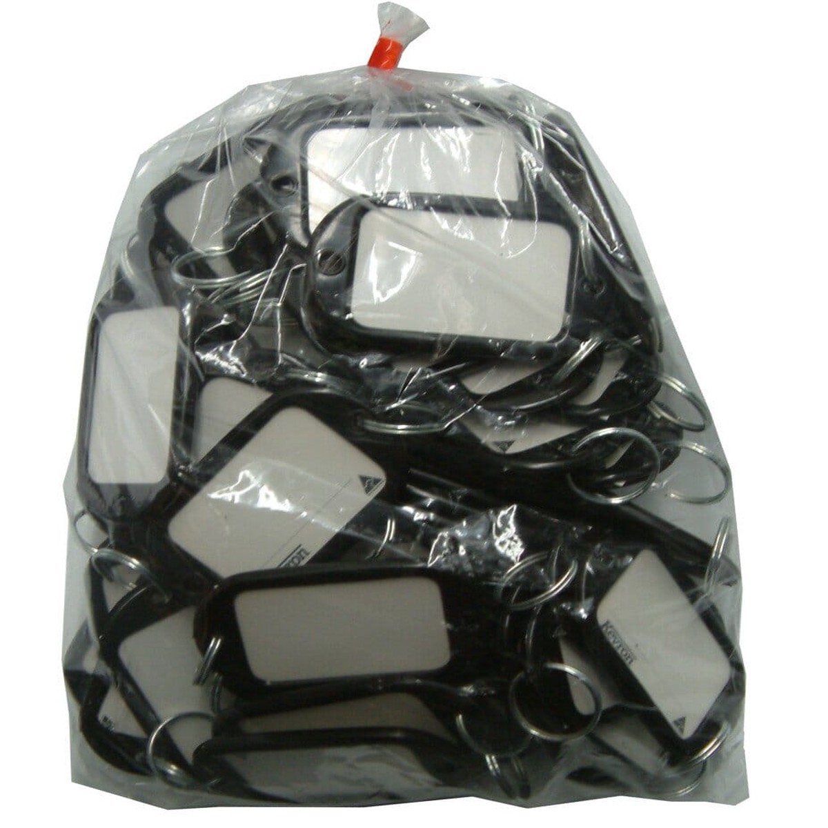 Kevron Key Tag "Jumbo" 50-pce Bag Black