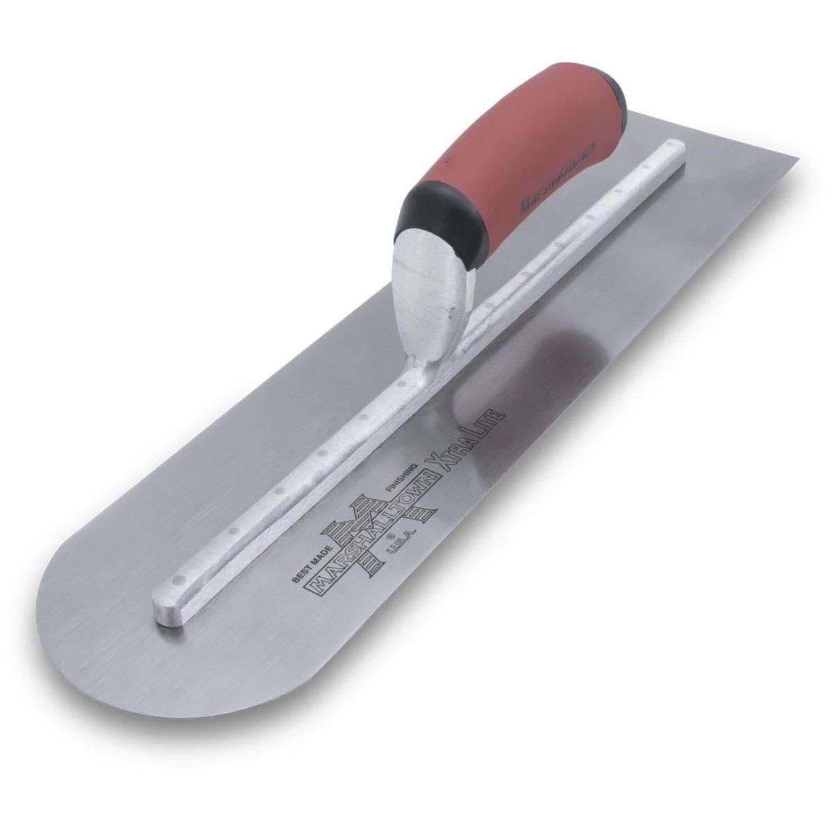 Marshalltown 356 X 102mm Finishing Tri Round Durasoft Handle Trowel - MXS64RED - 13899
