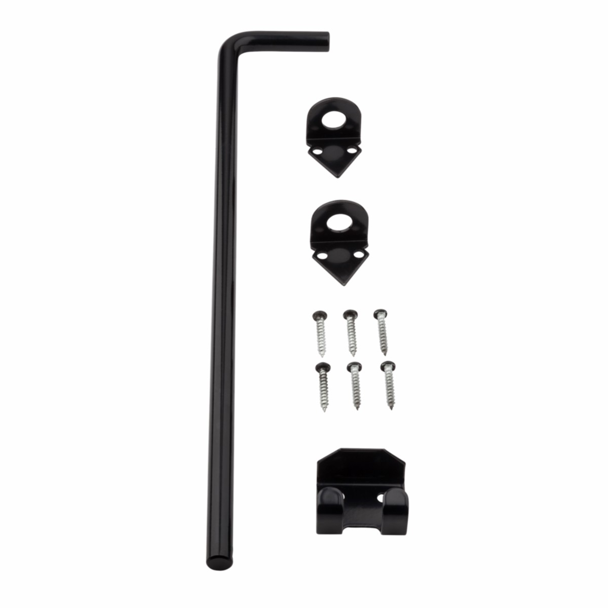 National Hardware 58 x 18 Black Adjustable Throw Cane Bolt