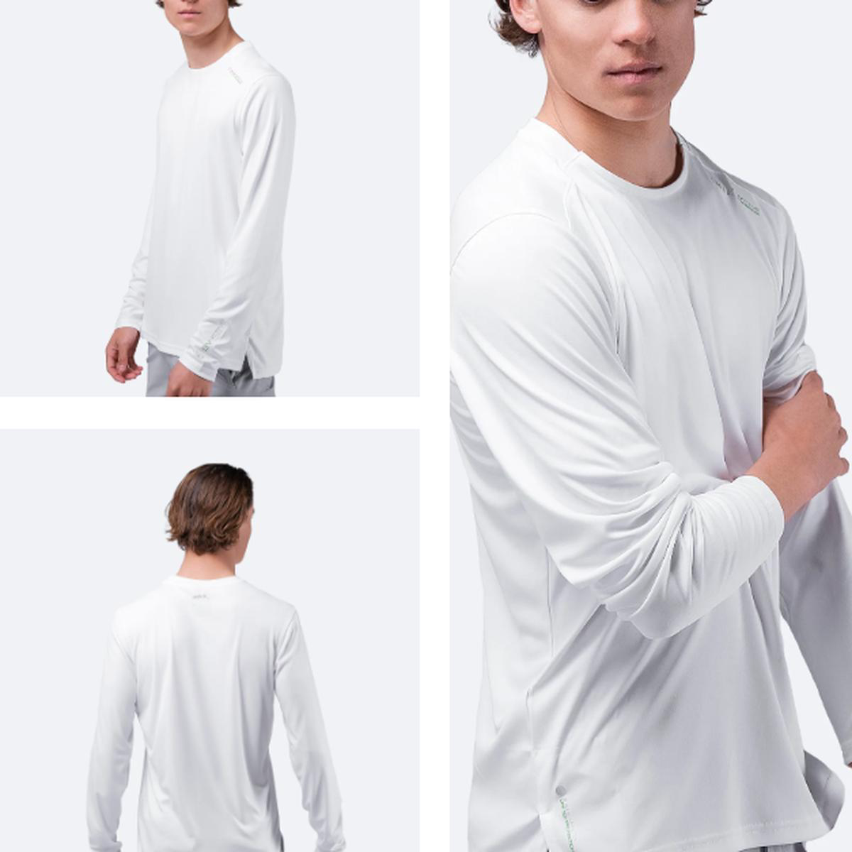 Zhik Mens UVActive UPF50 Long Sleeve Top 8211 WHITE S