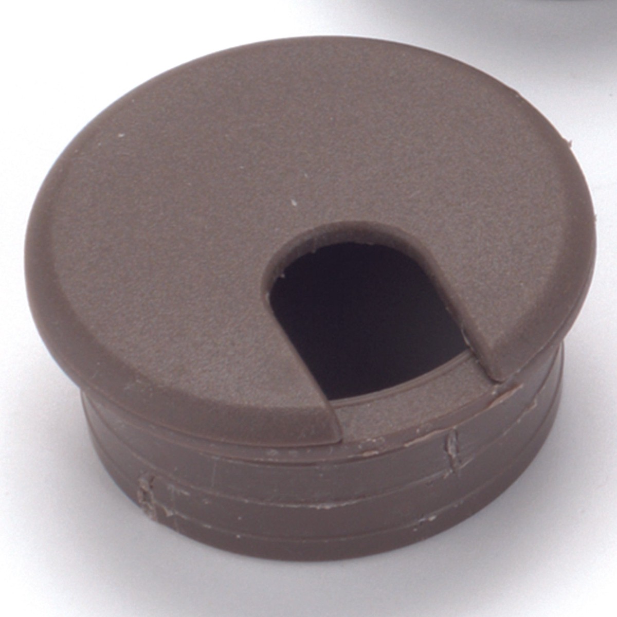 1-12 Cable Management Plastic Grommet Brown