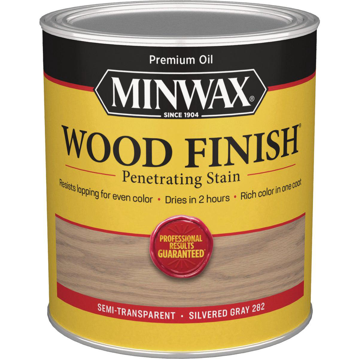 Minwax Wood Finish Penetrating Stain Silvered Gray 1 Qt
