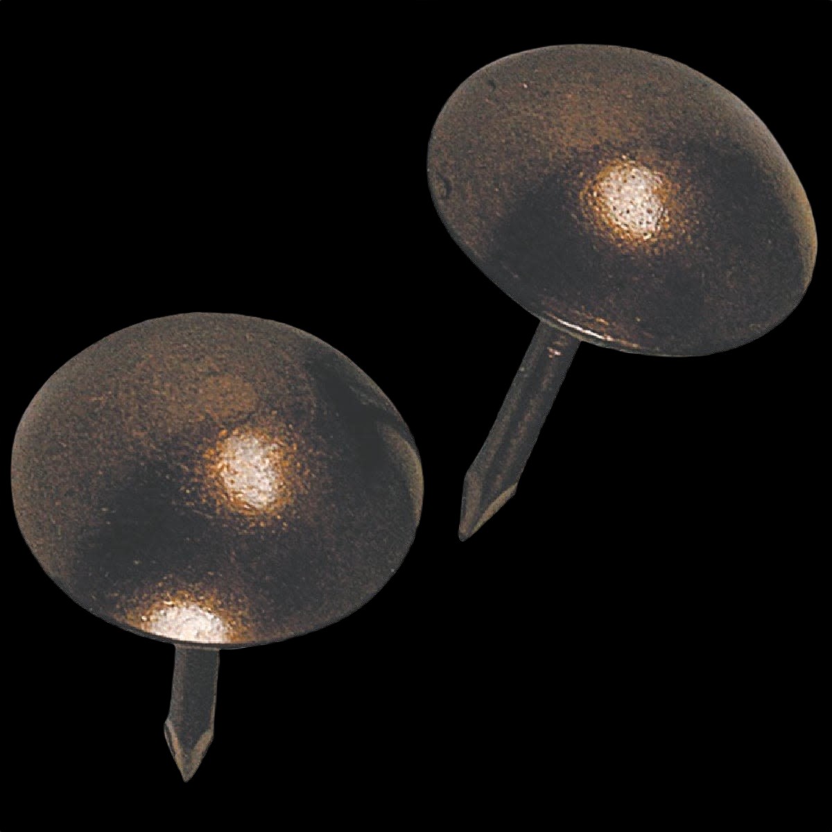 Anchor Wire Corp Large Round Bronze Furniture Nails 25-Ct