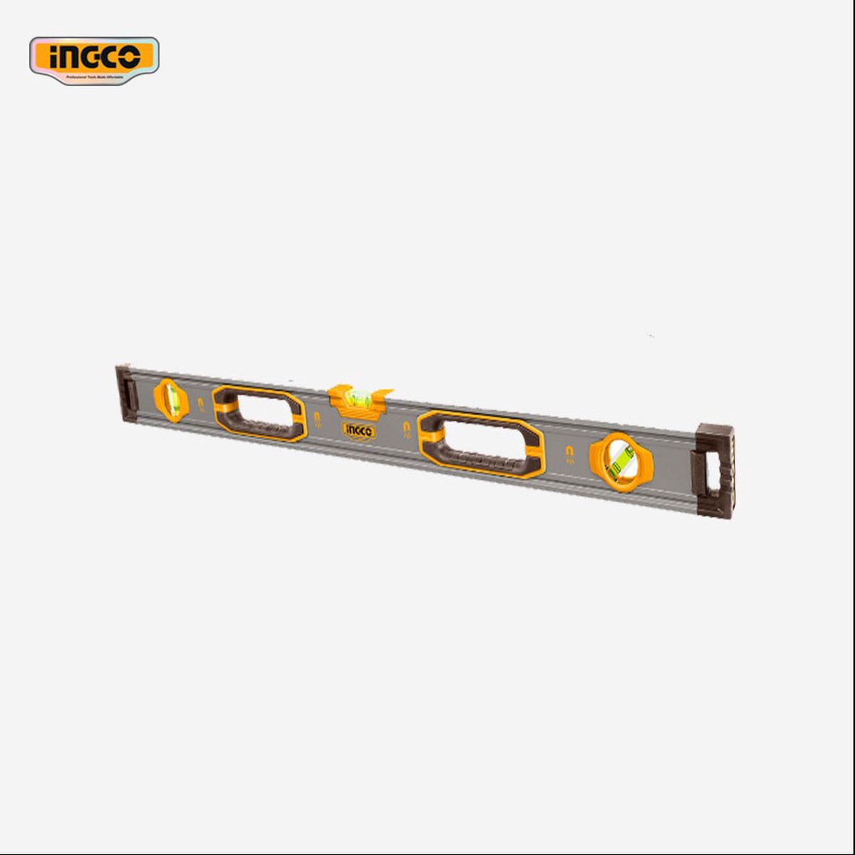 Ingco 150cm Spirit Level Bar with Powerful Aluminum Magnetics HSL38150M