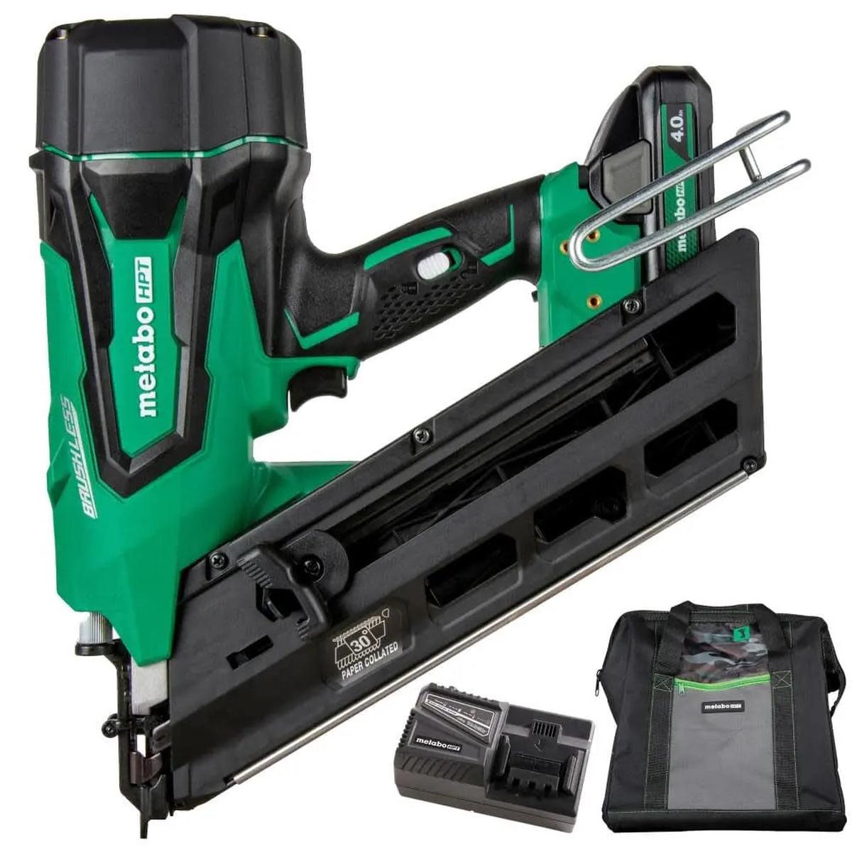 METABO HPT NR1890DCSTM - HPT 3-1/2" 18V Cordless Framing Nailer Kit