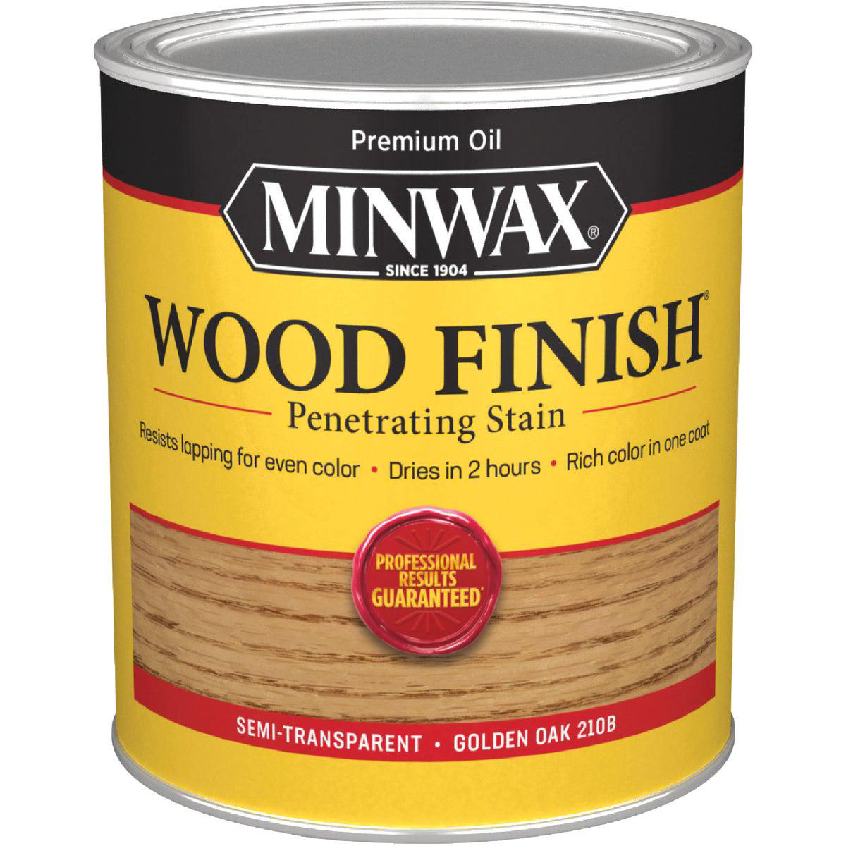 Minwax Wood Finish Penetrating Stain Golden Oak 1 Qt