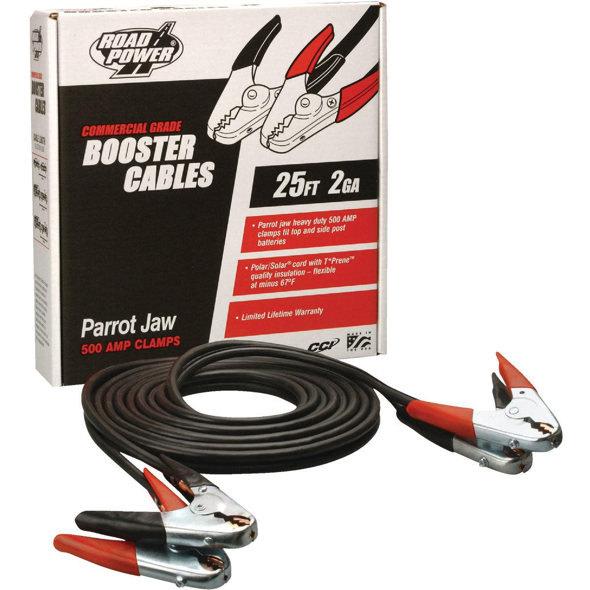 Road Power 258217 2 Gauge 500 Amp Booster Cable