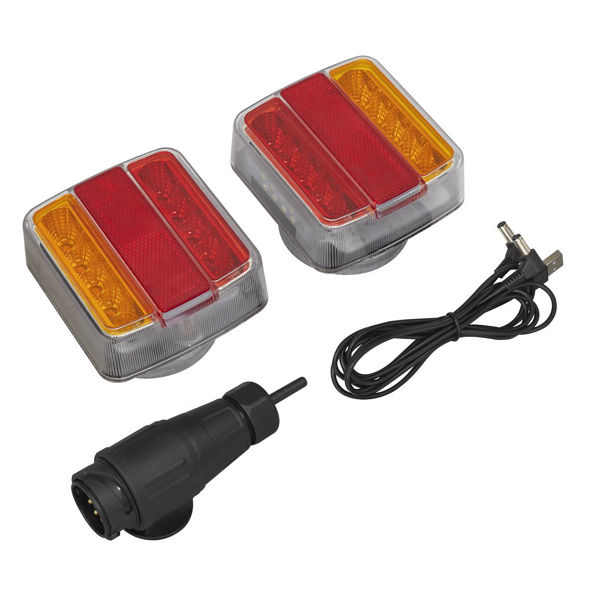 Sealey 13-Pin Wireless SMD LED Trailer Light Set 2pc TB183LEDW