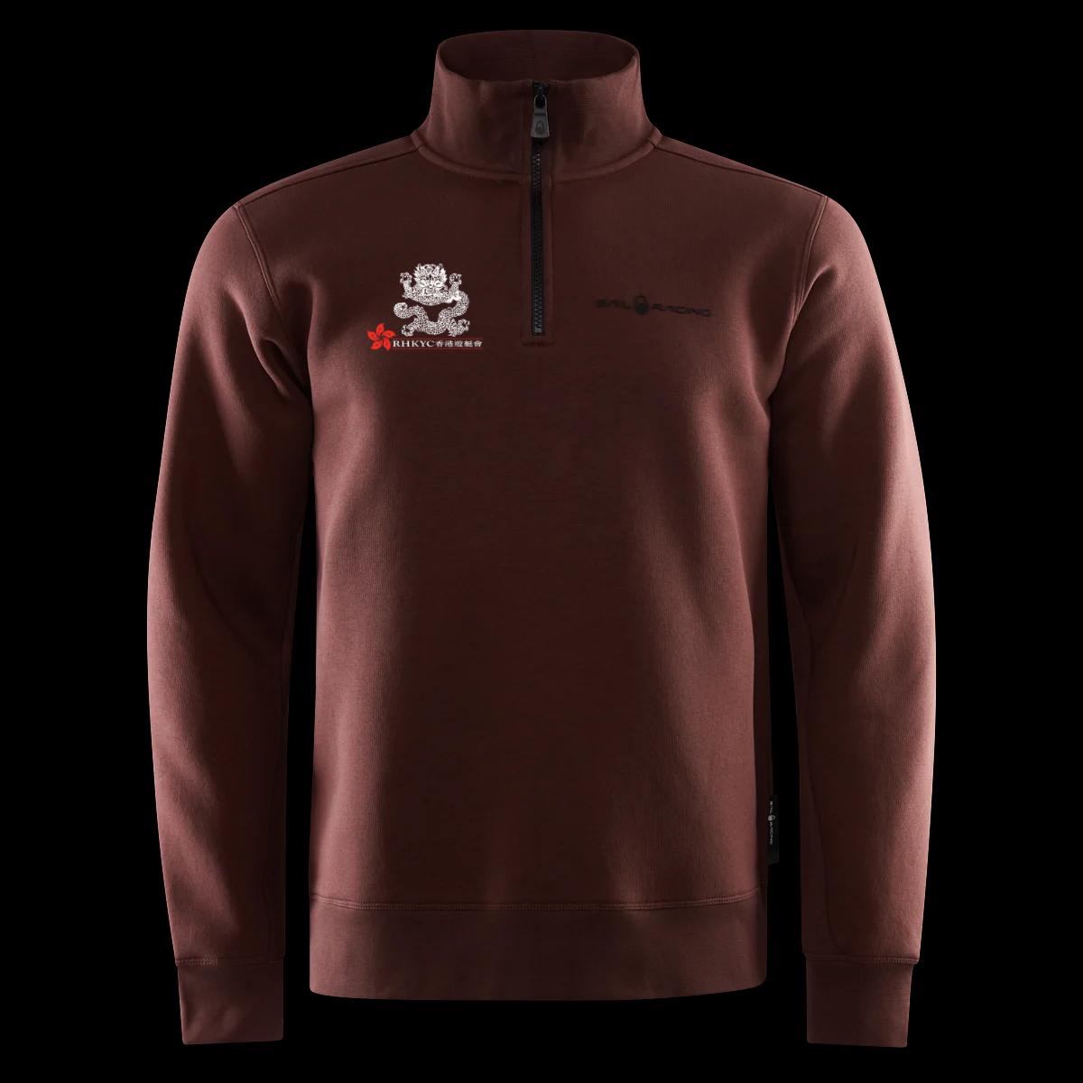 Sail Racing Bowman Logo T-Neck - L | DARK BROWN