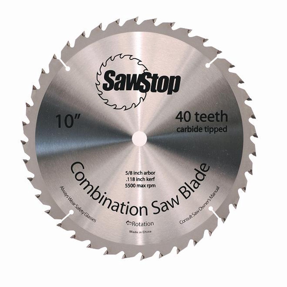 SAW STOP 40T COMBINATION SAW BLADE