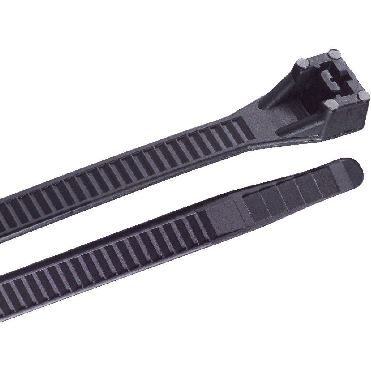 Gardner Bender 36 In x 035 In Black Nylon Ultra Violet Cable Tie (50-Pack)