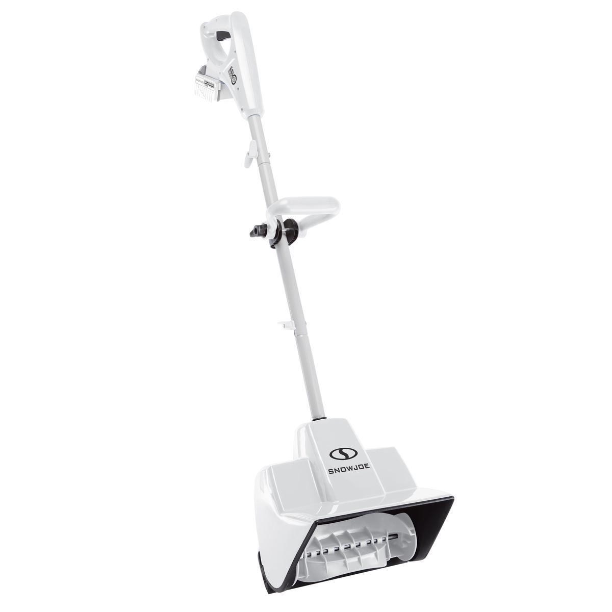 Snow Joe 24V-SS11-CVR-XR-WHT 24-Volt iON+ Cordless Snow Shovel Kit | 11-Inch | W/ 5.0-Ah Battery, Charger, and Bonus Cover (White)