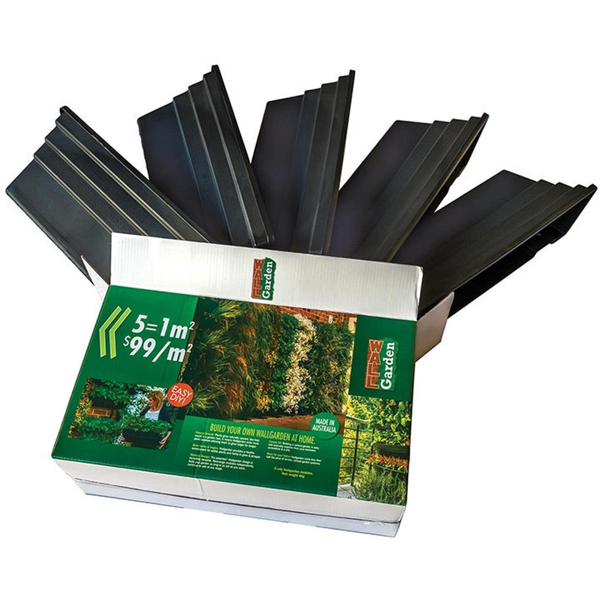 Wall Garden Rectangular Trough 5 Pack