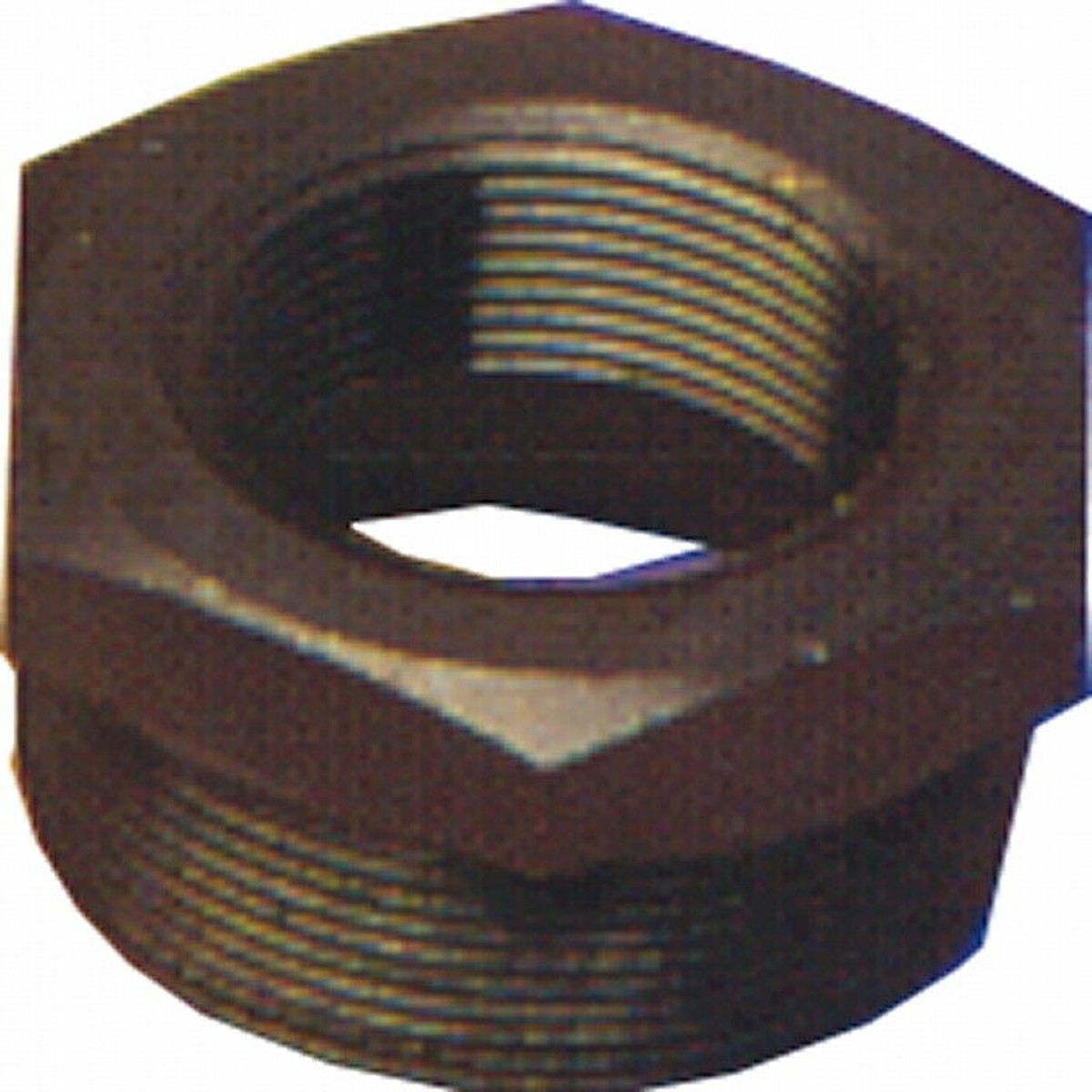 1-1/2" x 1-1/4" BSP Black Steel Reducing Bush Male Female