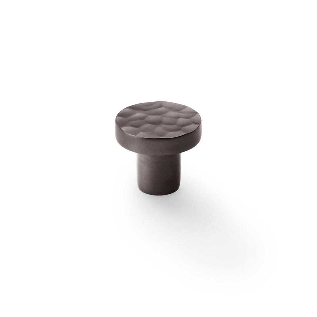Alexander and Wilks Hanover Hammered Cabinet Knob - Available in Various Finishes and Sizes - Dark Bronze | 30mm