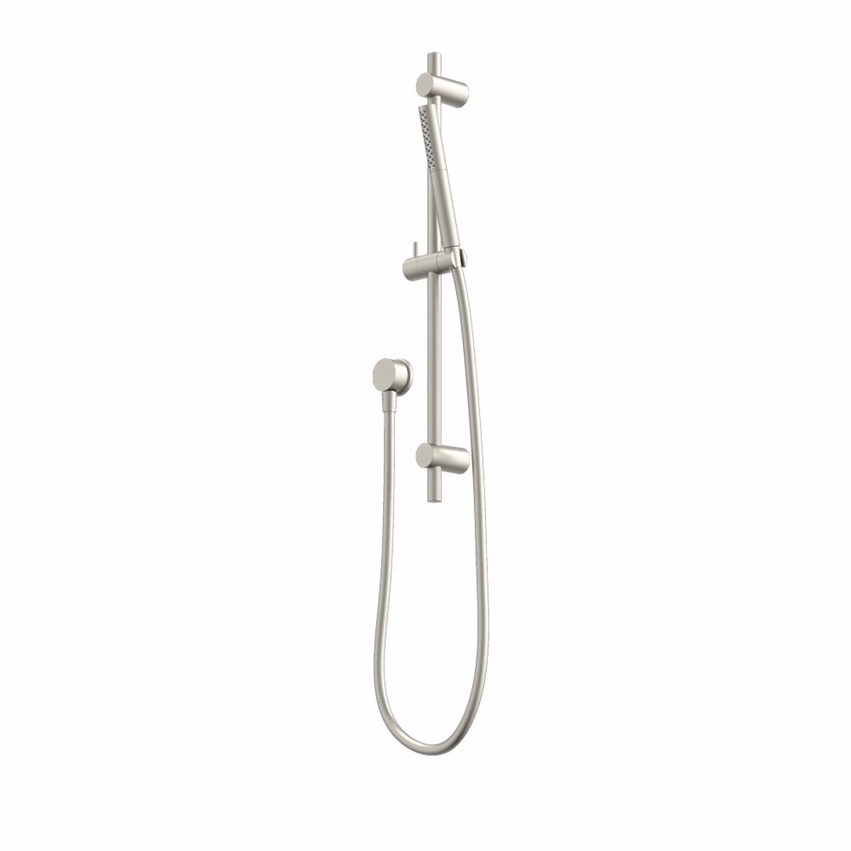 Caroma Liano II 3 Function Microphone Rail Shower Brushed Nickel