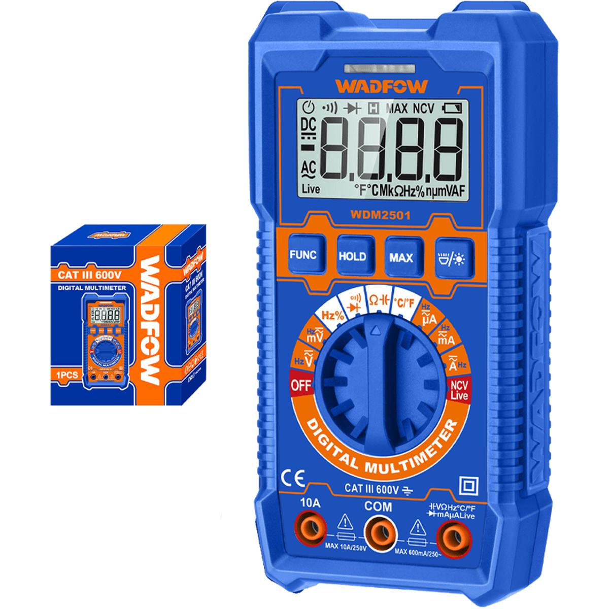Wadfow WDM2501 Digital Multi Meter 6000-Counts