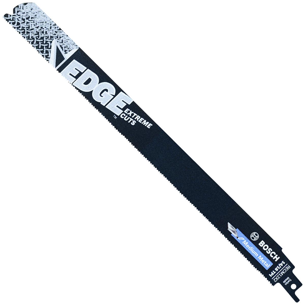 Bosch RECM12X2-25B 12 IN. 14/18 TPI Reciprocating Saw Blade For Medium Metal (Bulk Pack)
