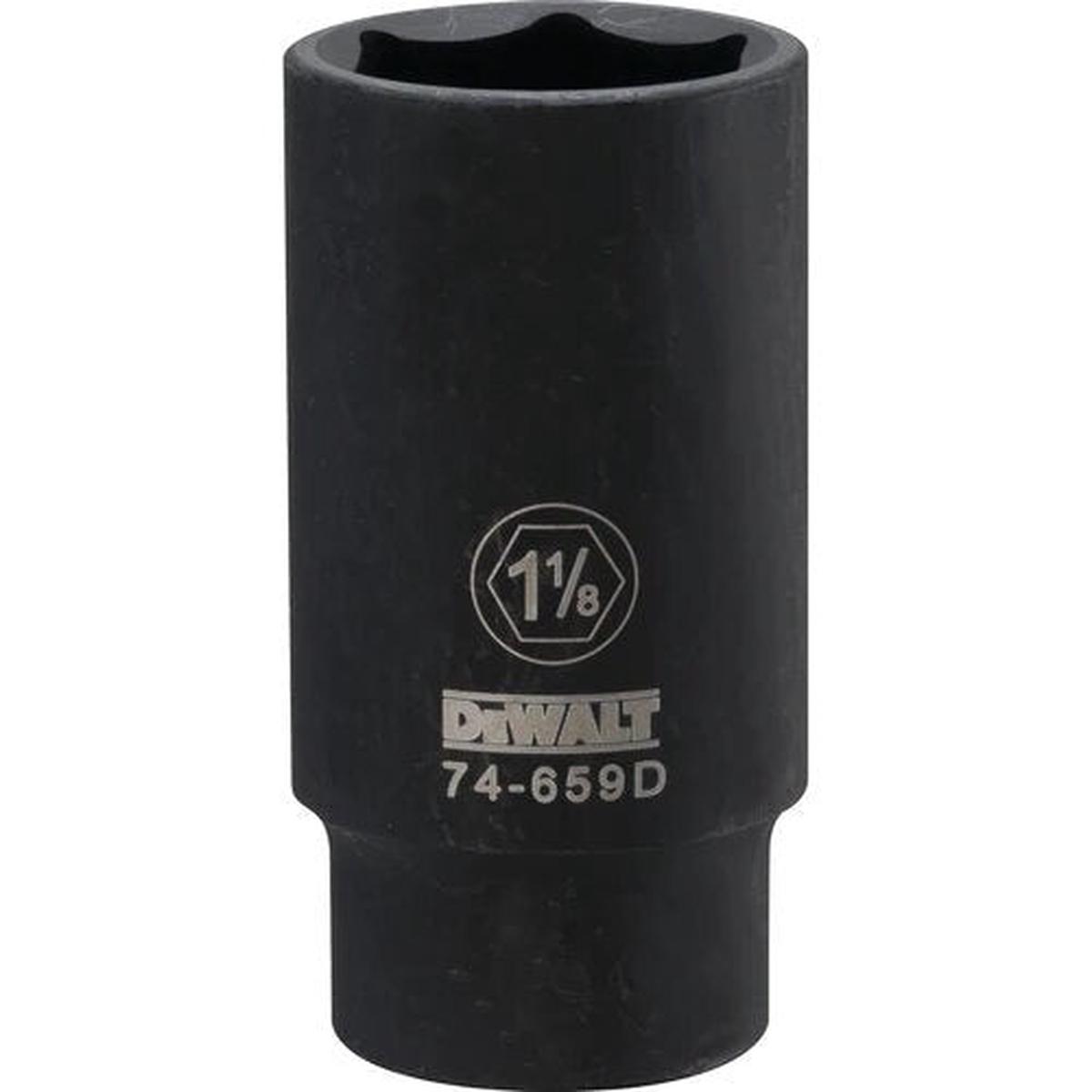 DEWALT DWMT74659OSP-Dwmt 6Pt 1/2In Dr Dp Im Skt 1-1/8In SAE