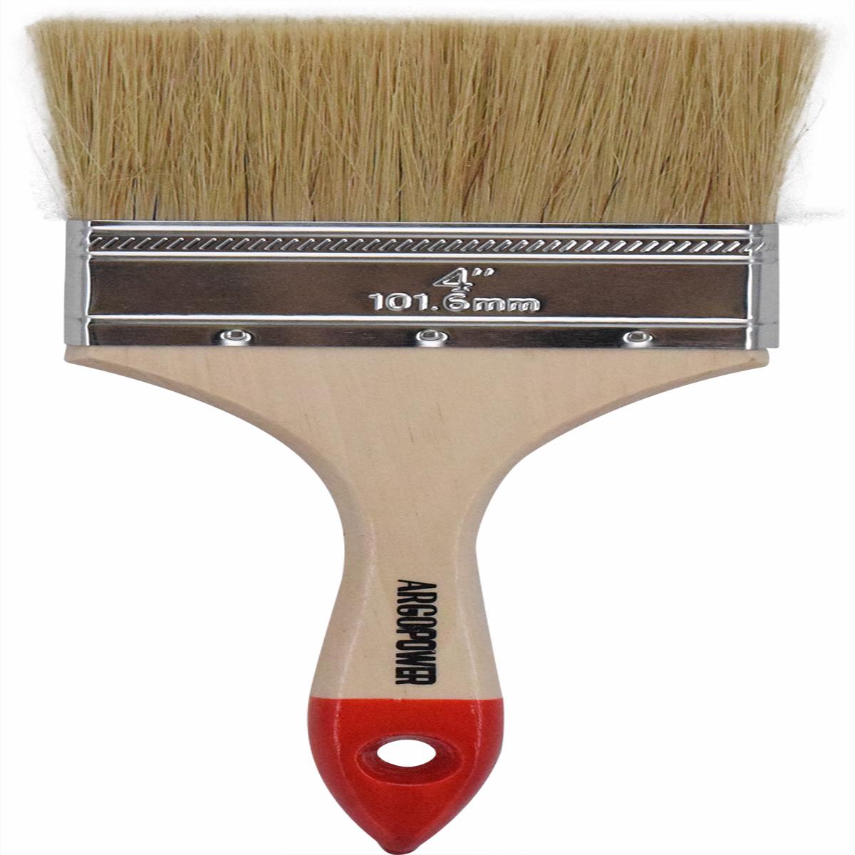 Argo Paint Brush Wooden Handle 4" High-Quality Professional ARG860204