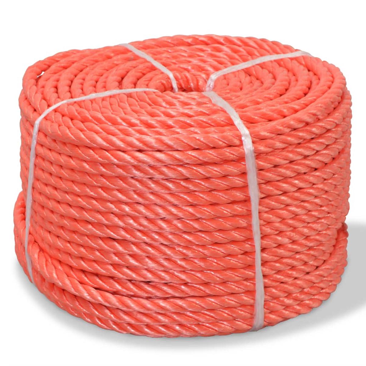 Berkfield Twisted Rope Polypropylene 14 mm 250 m Orange