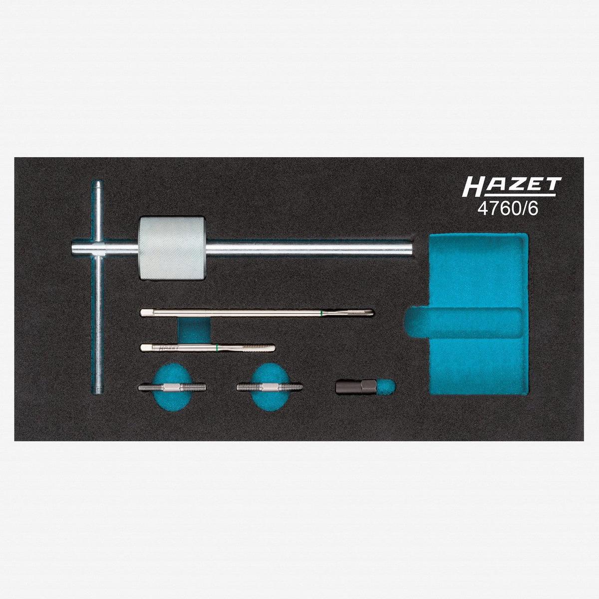 Hazet 4760/6 Glow Plug Removal Set, 6 Pieces
