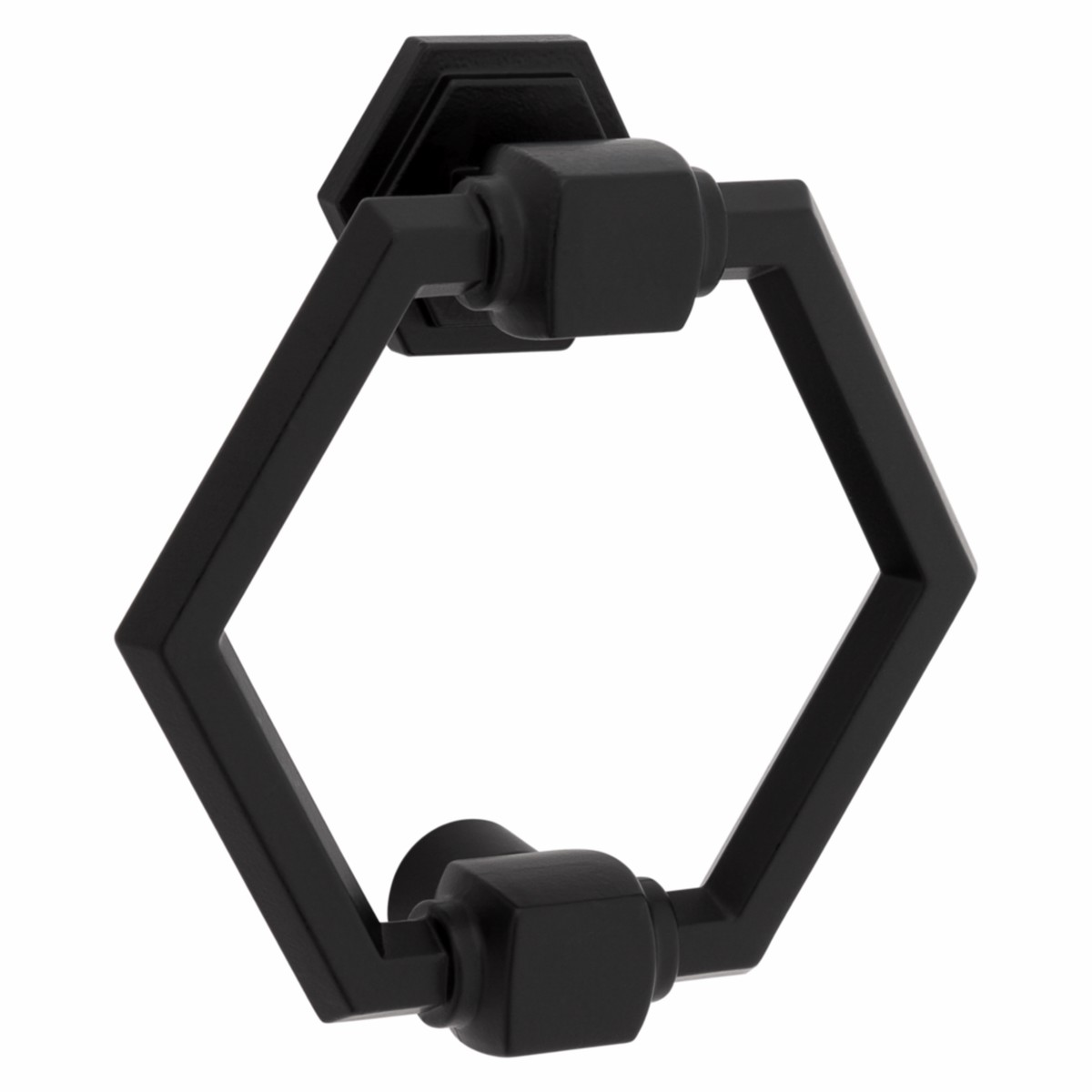 National Hardware Powell 4 Matte Black Door Knocker