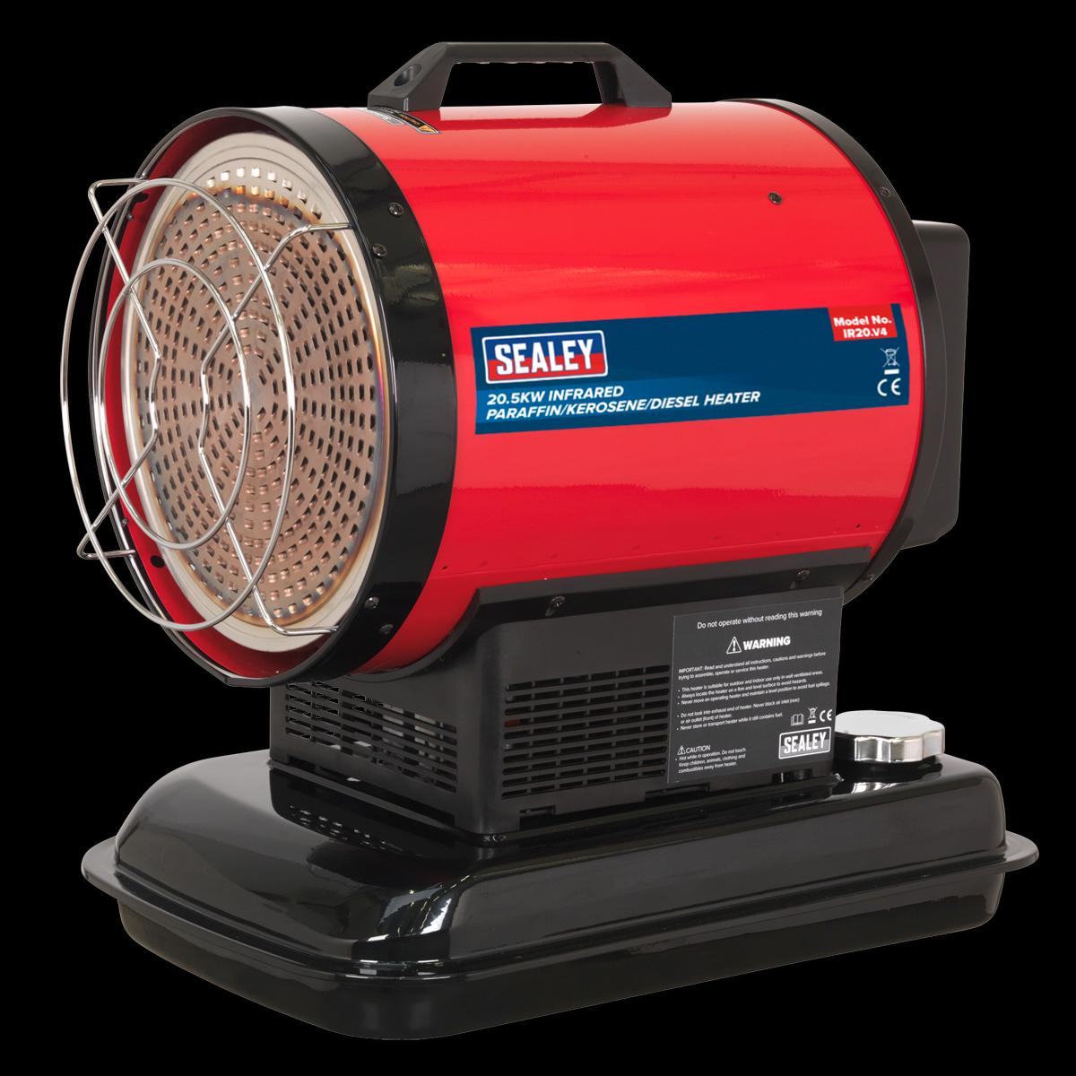 Sealey IR20 Infrared Paraffin/Kerosene/Diesel Heater 20.5kW 230V
