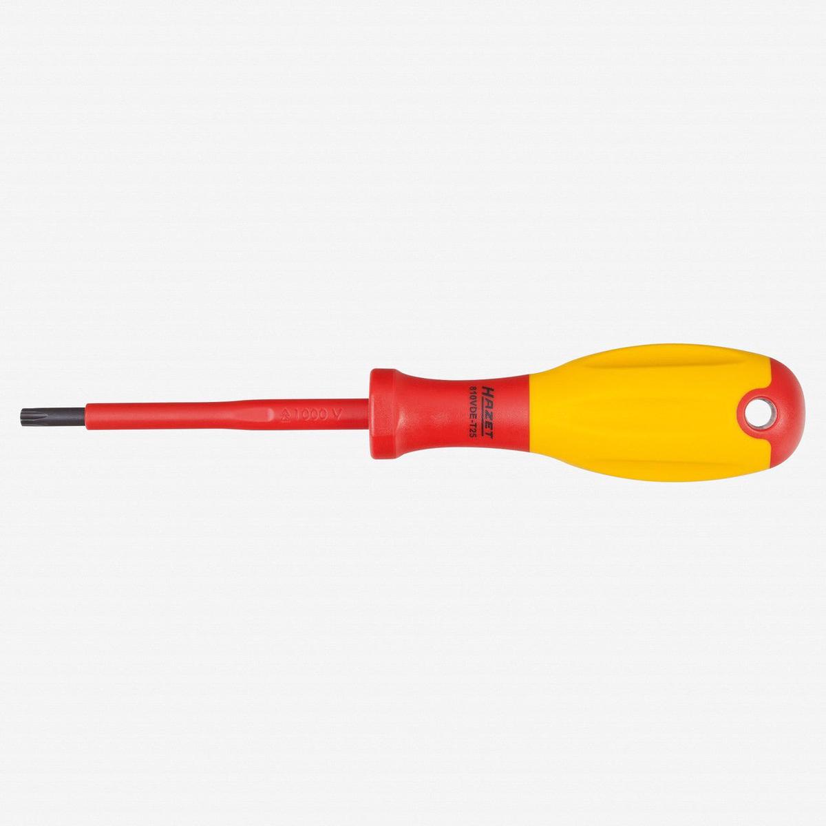 Hazet 810VDE-T20 T20 x 80mm Insulated TORX Screwdriver