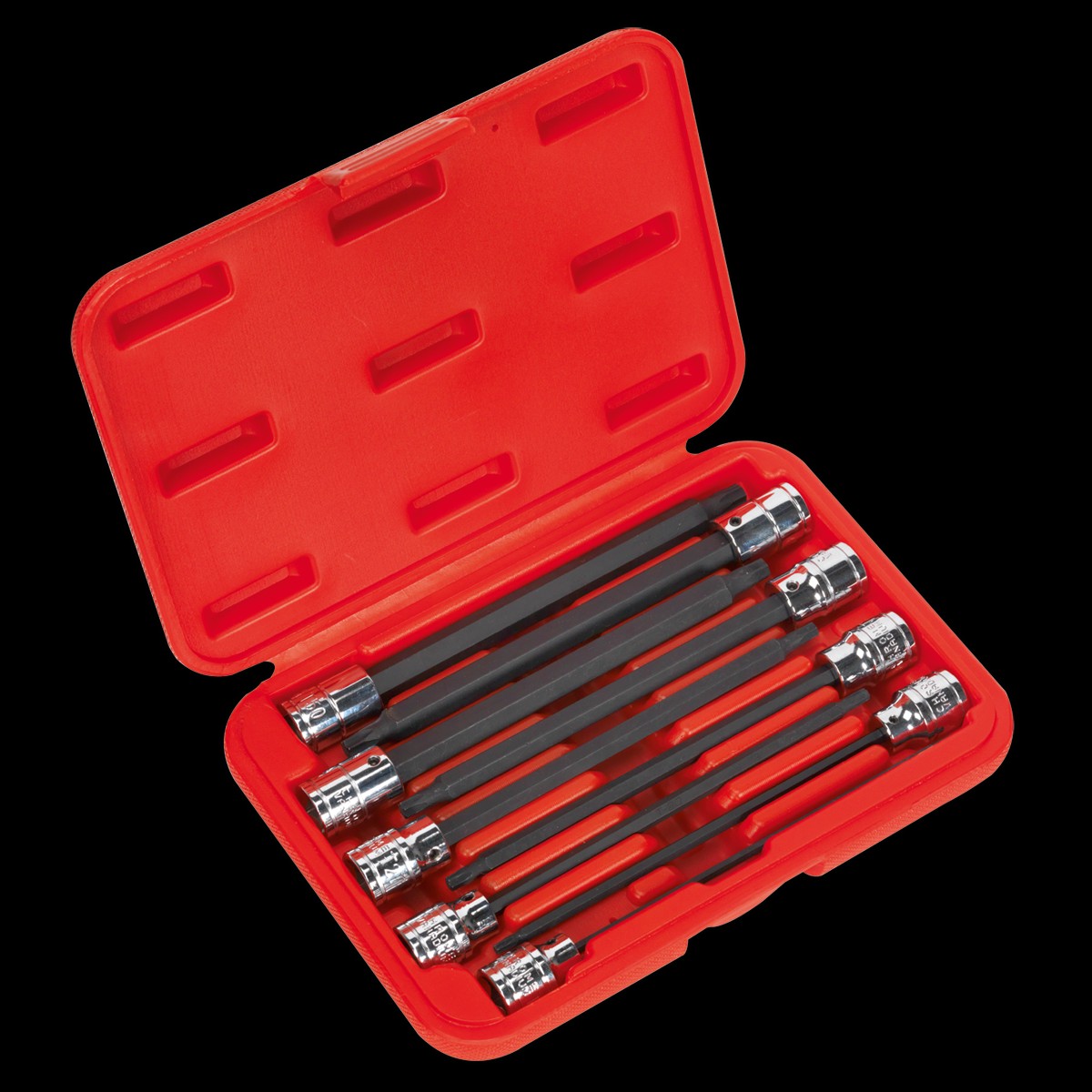 Sealey AK62261 9pc 3/8"Sq Drive TRX-Star* Socket Bit Set