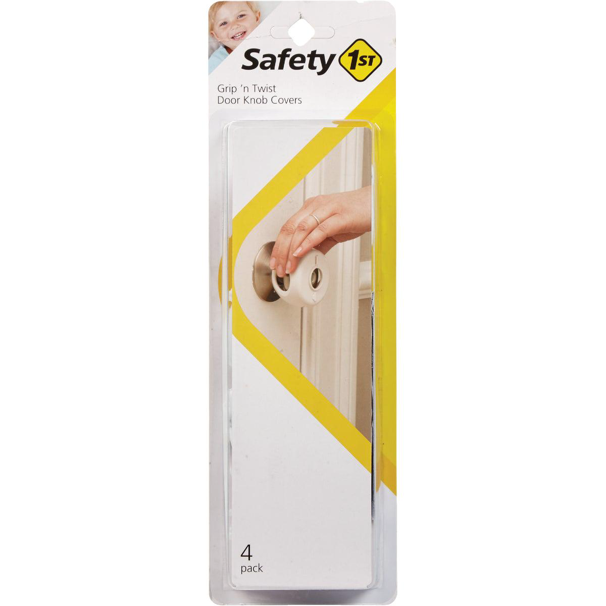 Safety 1st Grip n8217 Twist Snap-On White Door Knob Cover (4-Pack)