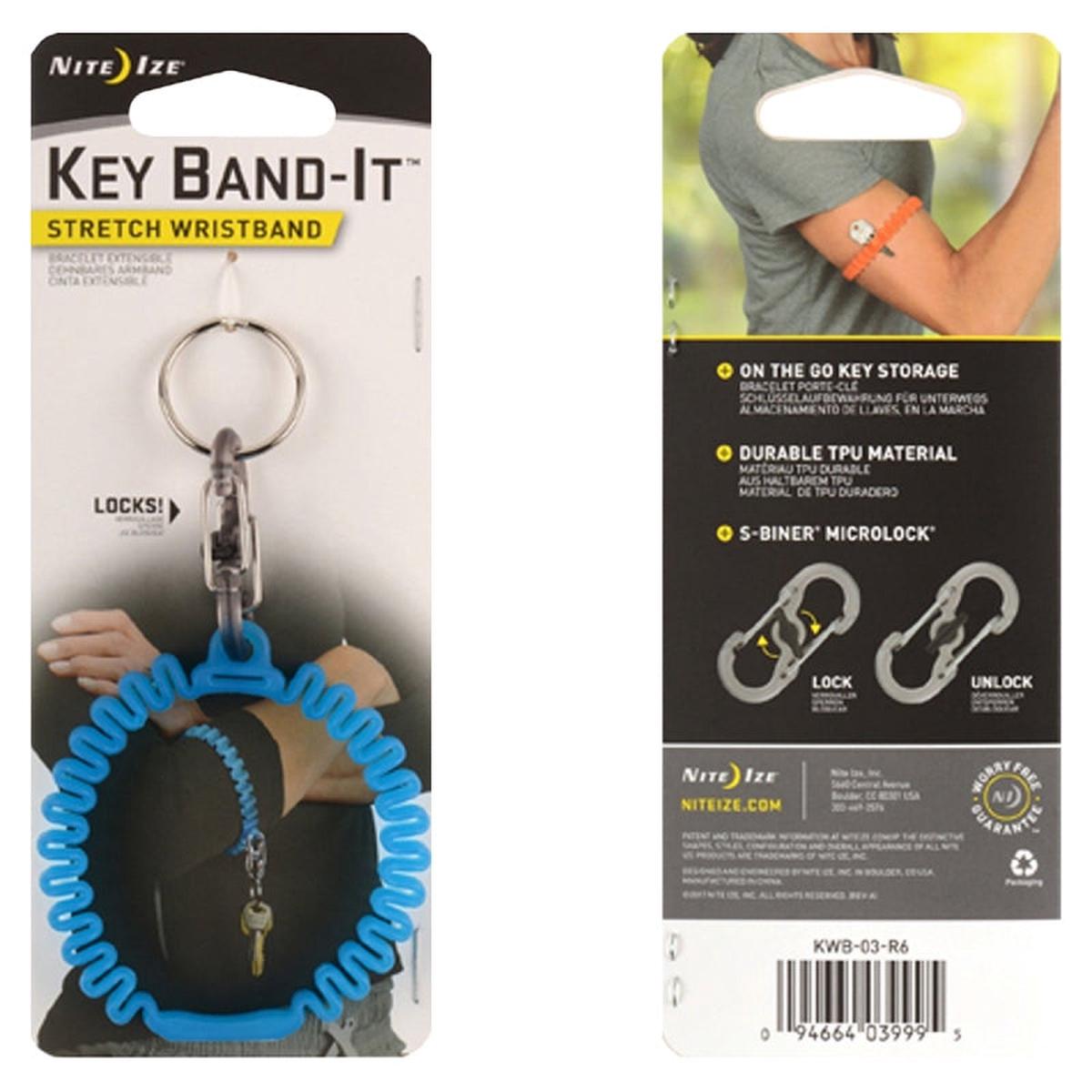 Nite Ize Key Band-It Series KWB-03-R6 Stretch Wrist Band Stainless Steel
