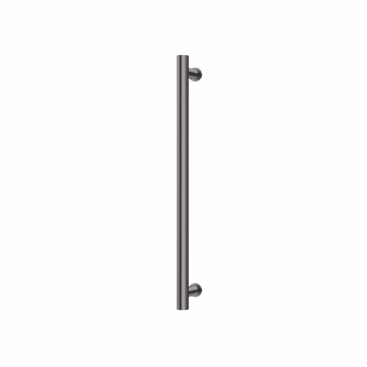 Phoenix Heated Towel Rail Round 600mm Brushed Carbon