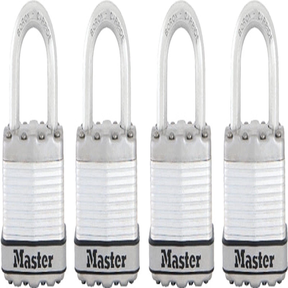Master Lock Magnum Series M1XQ Padlock Keyed Alike Key 516 in Dia Shackle 1 in H Shackle Stainless Steel Body Zinc