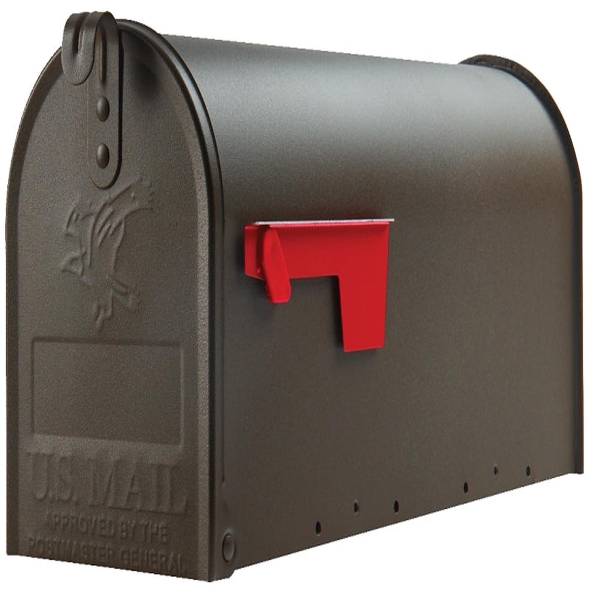 Gibraltar Mailboxes Elite Series E1100BZ0 Mailbox 800 cu-in Capacity Galvanized Steel Bronze 69 in W 201 in D