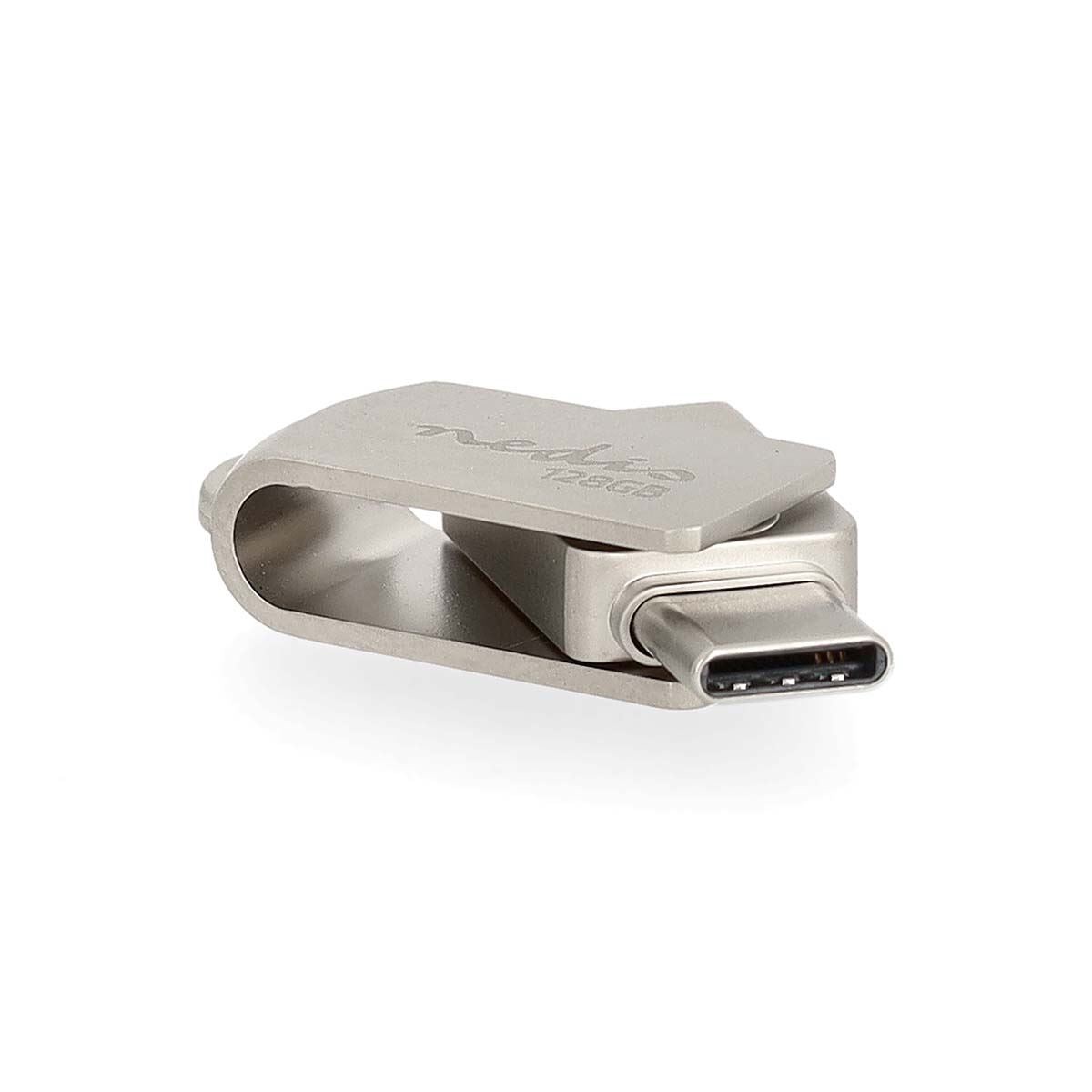 Nedis Flash Drive 128 GB USB-A/USB-C Read speed 110 MB/s Write speed 30 MB/s
